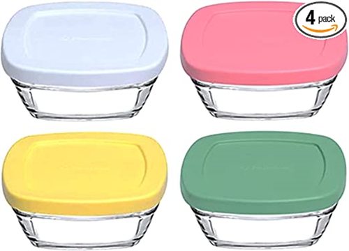 UMS Glass Food Storage Containers - ( Pack of 4)